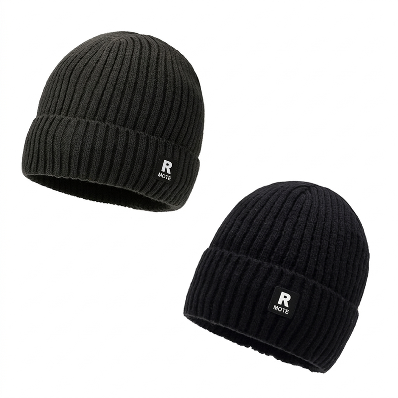 🔥 50% RABATT 🔥 Løs & Komfortabel Strikket Herrelue – Varm, Myk & Allsidig for Vinteren 🧢❄️