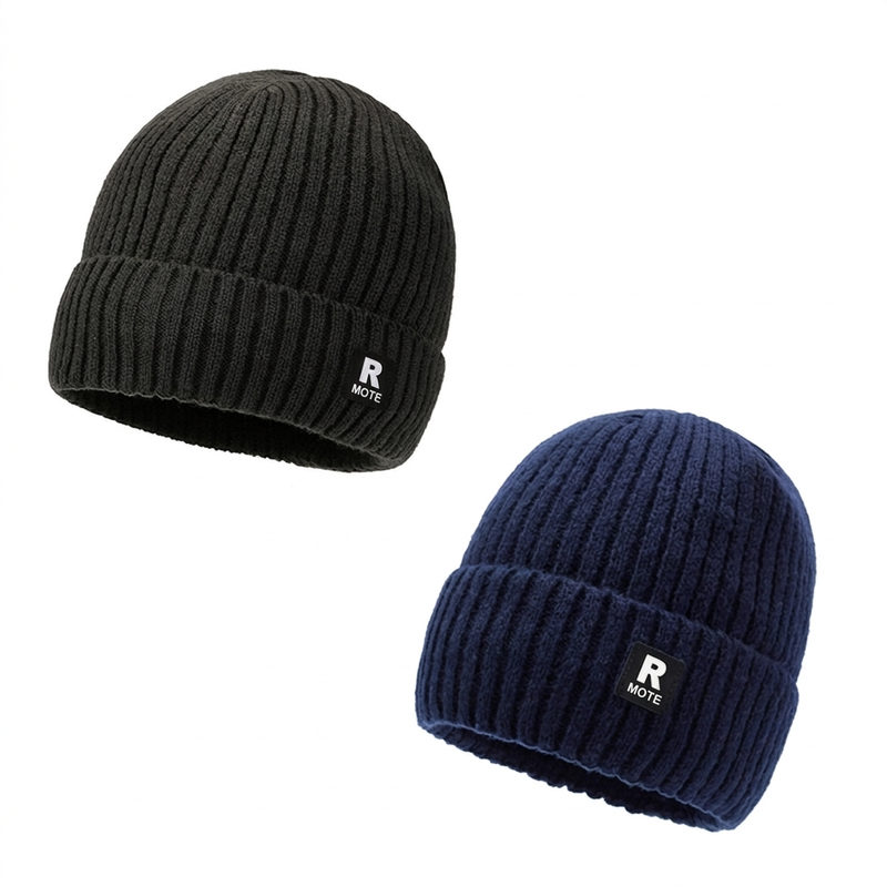 🔥 50% RABATT 🔥 Løs & Komfortabel Strikket Herrelue – Varm, Myk & Allsidig for Vinteren 🧢❄️