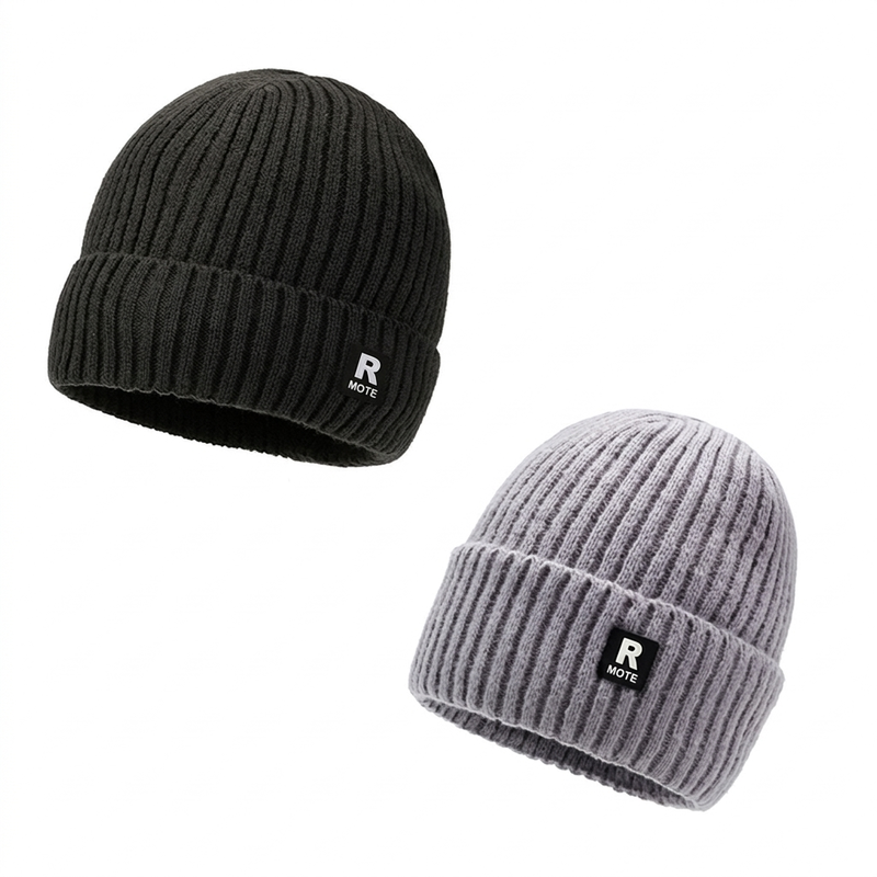 🔥 50% RABATT 🔥 Løs & Komfortabel Strikket Herrelue – Varm, Myk & Allsidig for Vinteren 🧢❄️