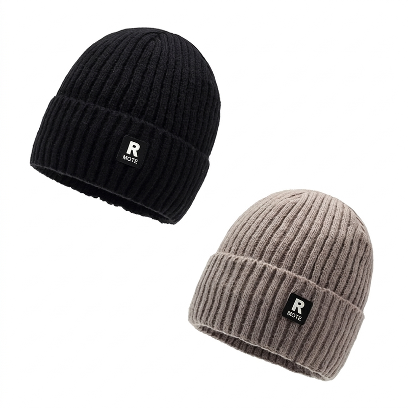 🔥 50% RABATT 🔥 Løs & Komfortabel Strikket Herrelue – Varm, Myk & Allsidig for Vinteren 🧢❄️