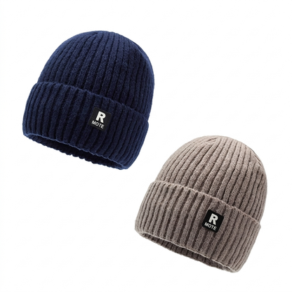 🔥 50% RABATT 🔥 Løs & Komfortabel Strikket Herrelue – Varm, Myk & Allsidig for Vinteren 🧢❄️
