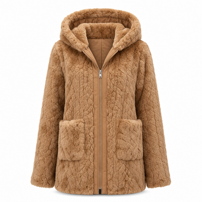 🔥 50% RABATT 🔥 Uformell Kosedress for Kvinner – Ensfarget Design & Myk Pels – Komfortabel, Varm & Allsidig for Høst & Vinter 🧸✨