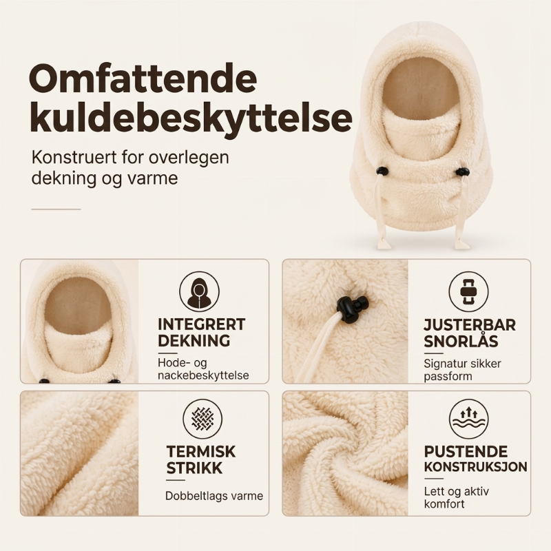 🔥 50% RABATT 🔥 Vindtett & Isolerende Sykkelbalaklava for Barn – Varm, Pustende & Komfortabel for Vinteren 🚴❄️