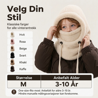 🔥 50% RABATT 🔥 Vindtett & Isolerende Sykkelbalaklava for Barn – Varm, Pustende & Komfortabel for Vinteren 🚴❄️
