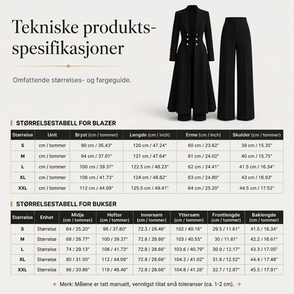 Elegant to-dørs høstoutfit for kvinner med retro langermet kåpe og enkle bukser