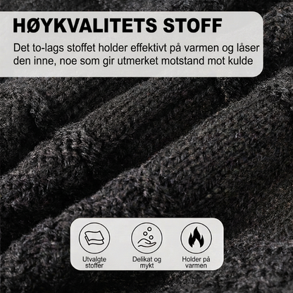 3-i-1 vinterlue med skjerm – varm og vindtett