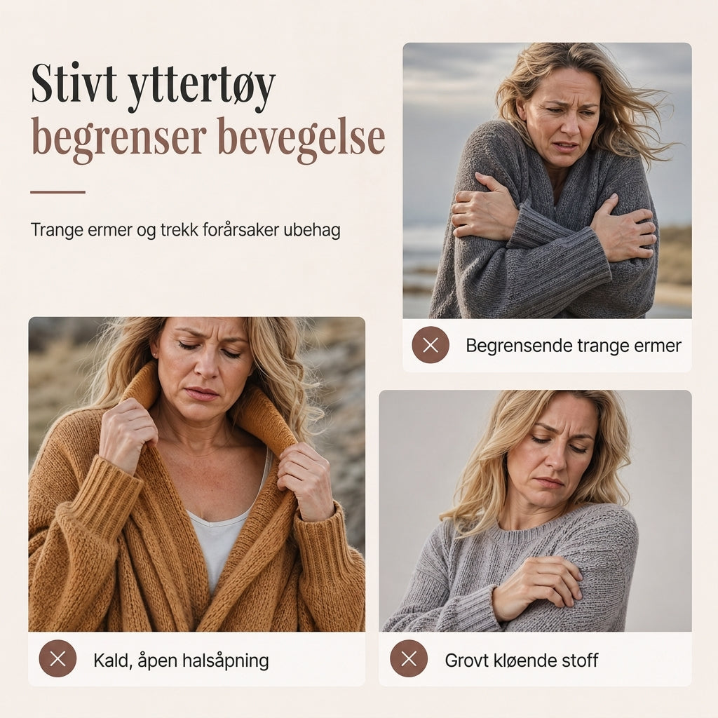 Bomullsstrikket åpen cardigan med vid vingeerm for kvinner – perfekt til høst og vinter