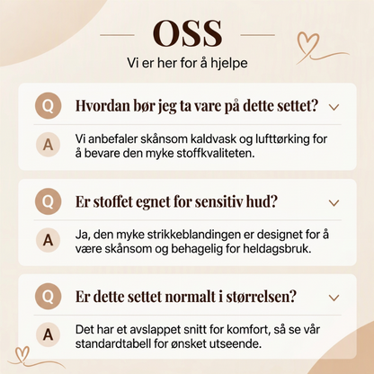 Kvinnelig julepyjamas sett med langermet og skåret krage