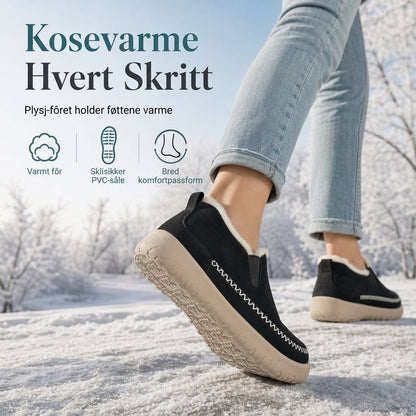 Varmt og komfortable vinterstøvler med sklisikker såle og god bredde for kvinner