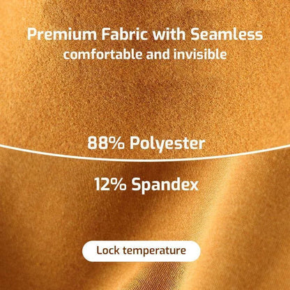 Sømløs fleece-undertrøye med innebygd BH