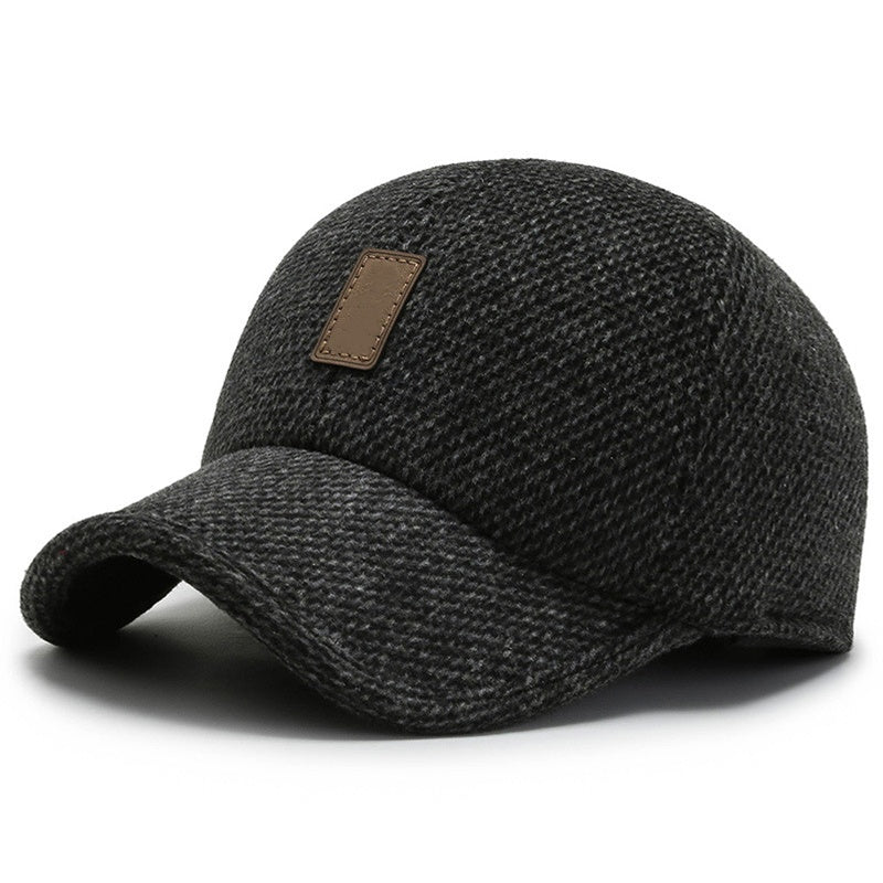 【Kjøp 1 få 1 gratis】🧢 Klassisk vinterlue for menn med skjulte øreklapper – Holder deg varm i minusgrader