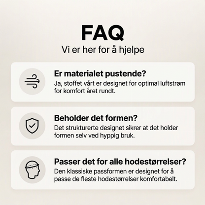 【Kjøp 1 få 1 gratis】🧢 Klassisk vinterlue for menn med skjulte øreklapper – Holder deg varm i minusgrader
