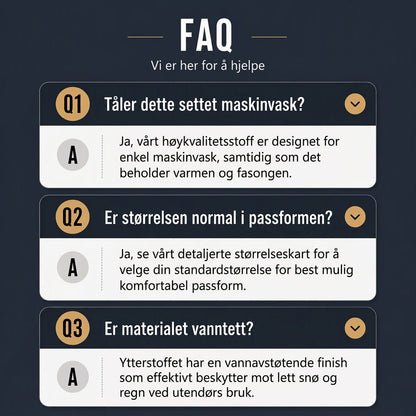 Varme termobukser for unisex – komfortable ute hele vinteren