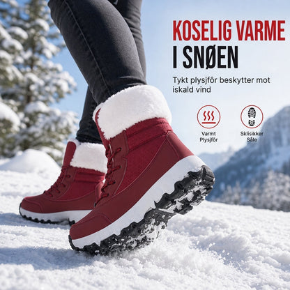 Vinterstøvler til damer – Tykkere midtkalvstøvler for utendørs reiser ✨👢❄️