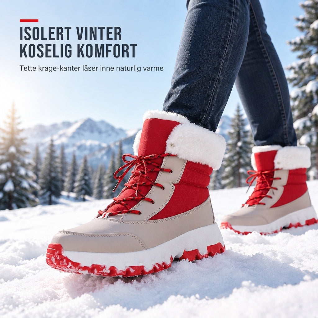 Vinterstøvler til damer – Tykkere midtkalvstøvler for utendørs reiser ✨👢❄️