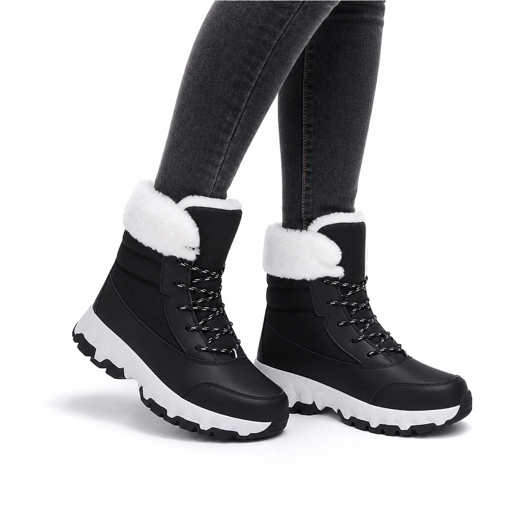 Vinterstøvler til damer – Tykkere midtkalvstøvler for utendørs reiser ✨👢❄️