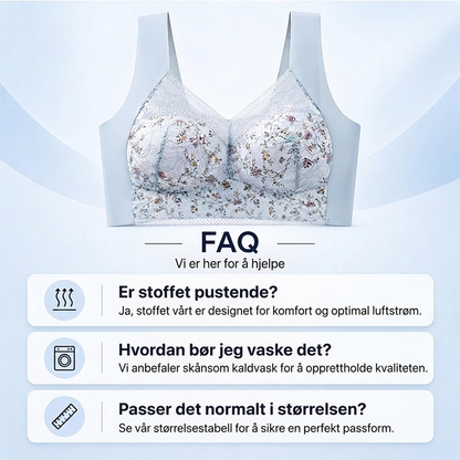 🌟💟 En sømløst, mønstret blonder-BH med støtte, spesiellt designet for kvinner