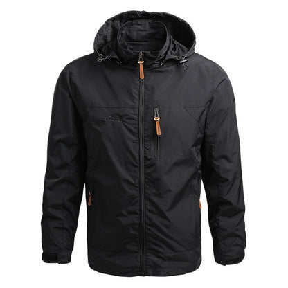 🧥 Vindtett klatrejakke for menn – vanntett softshell