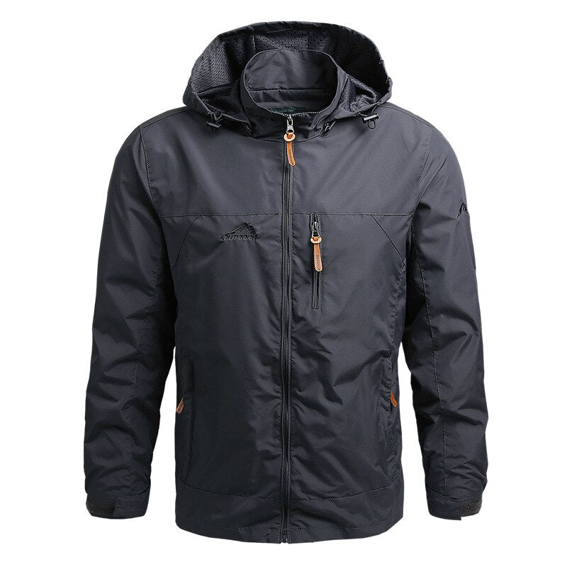 🧥 Vindtett klatrejakke for menn – vanntett softshell