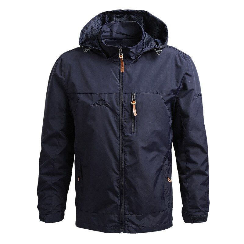 🧥 Vindtett klatrejakke for menn – vanntett softshell