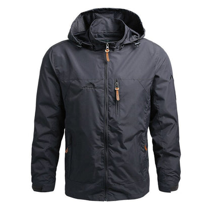 🧥 Vindtett klatrejakke for menn – vanntett softshell