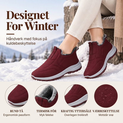 🧦 Varme, sklisikre påtrekksko for unisex