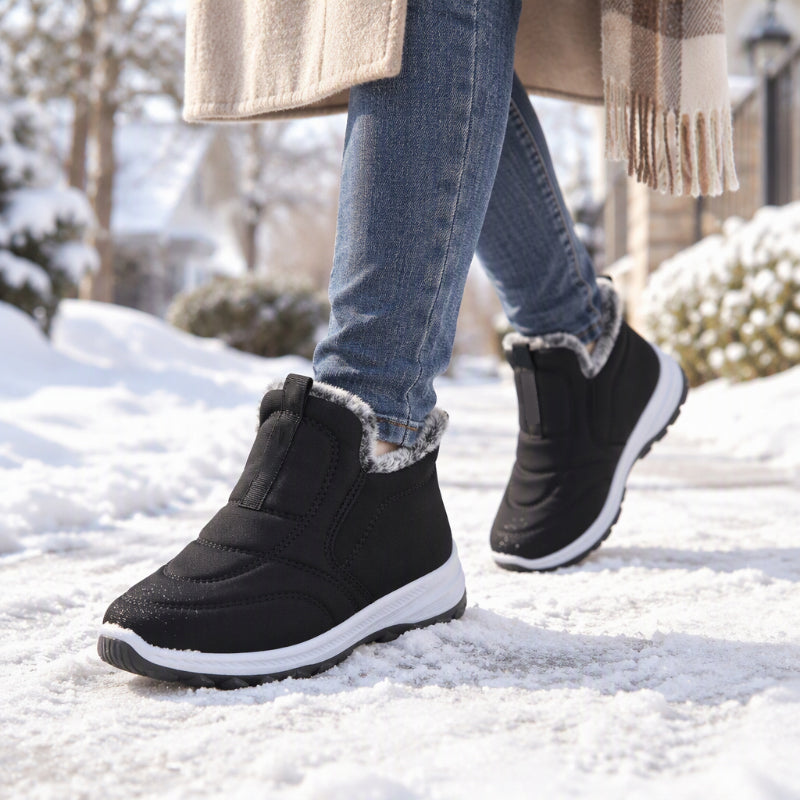 🧦 Varme, sklisikre påtrekksko for unisex