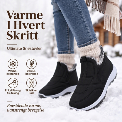🧦 Varme, sklisikre påtrekksko for unisex