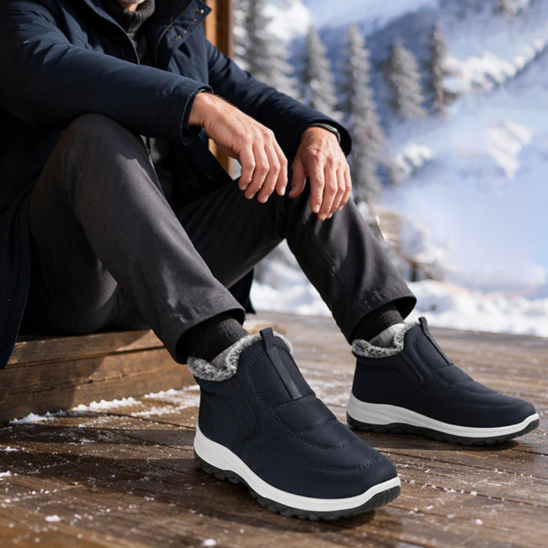 🧦 Varme, sklisikre påtrekksko for unisex