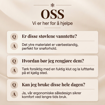 🧦 Varme, sklisikre påtrekksko for unisex