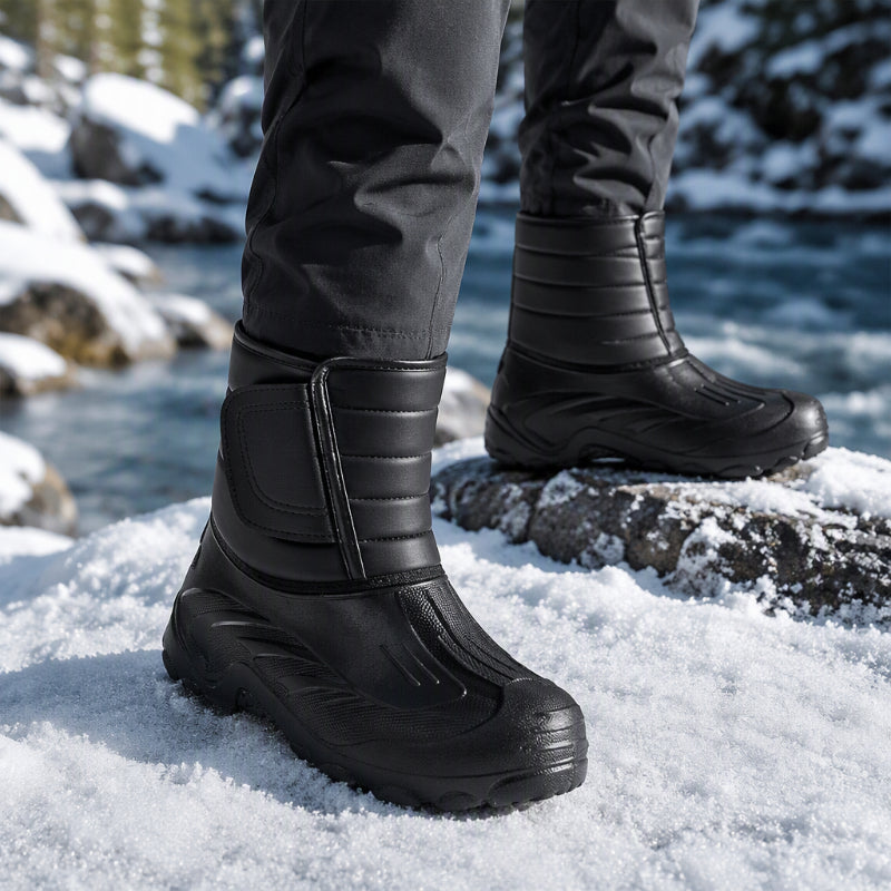 🥾 Vannavstøtende snøstøvler for unisex – plysjfôr og sklisikre