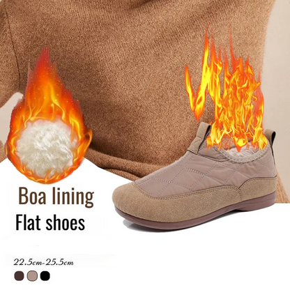 Dame utendørs termiske slip-on-sko
