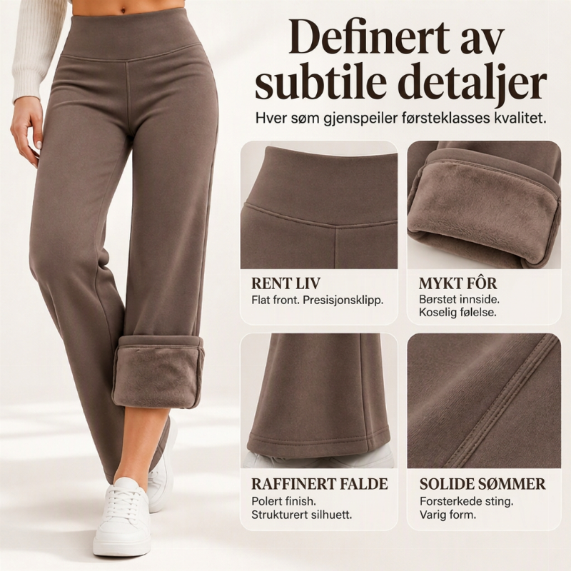 Damebukse i flaredesign med høy midje og myk fôring