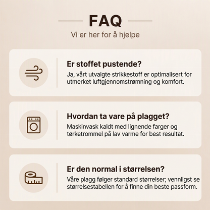 Varm genser for menn med halv glidelås