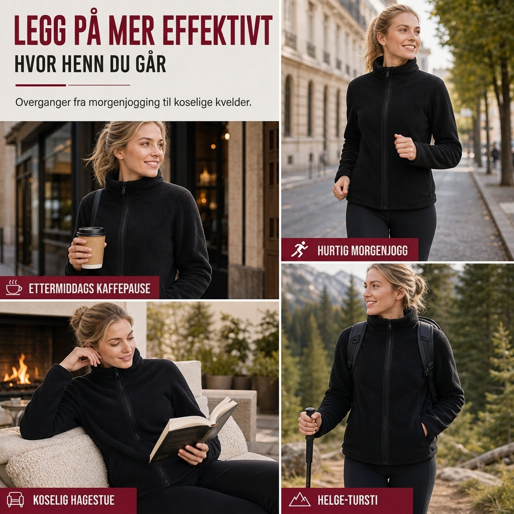 Unisex vendbar varm glidelåskjakke med stående krage