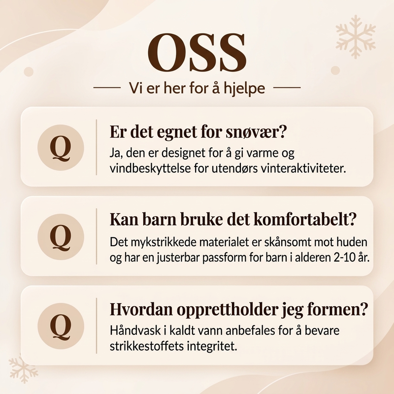 Barnets koselige varme balaklava med søte bjørneører