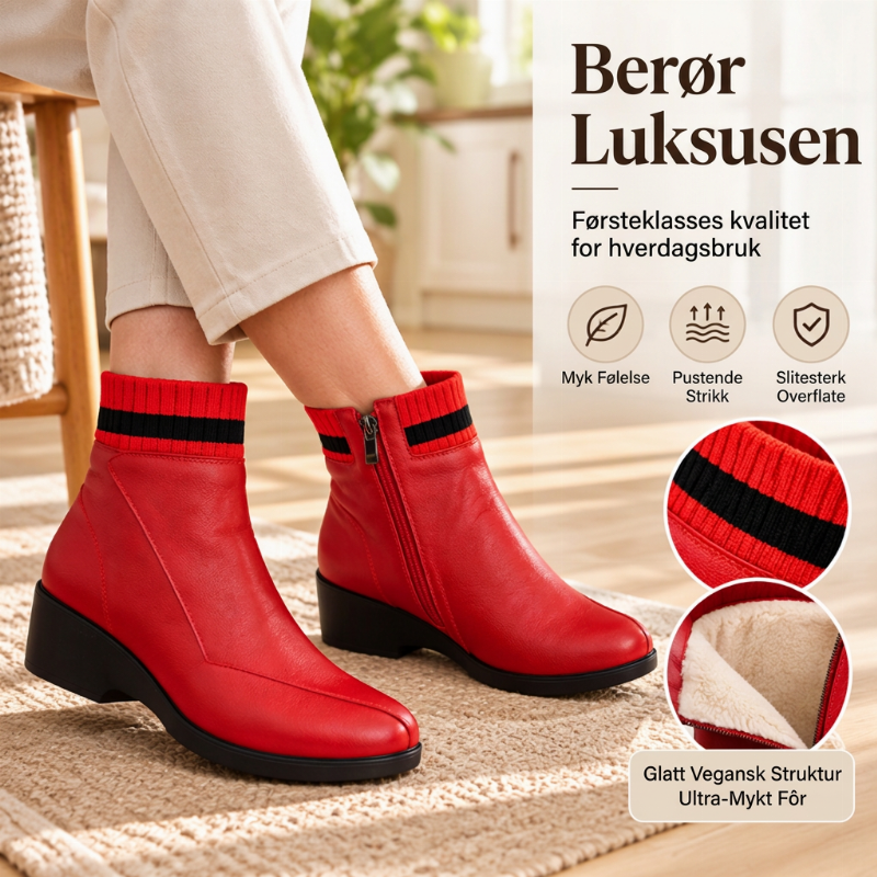 Komfortable og varme sklisikre støvler for kvinner – Trygge og myke på vinterføre ✨👢❄️