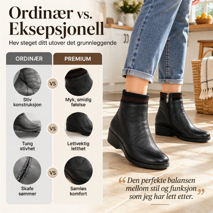 Komfortable og varme sklisikre støvler for kvinner – Trygge og myke på vinterføre ✨👢❄️