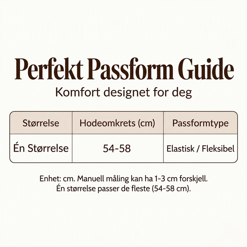【1+1 gratis】Varm strikket lue med brem – unisex