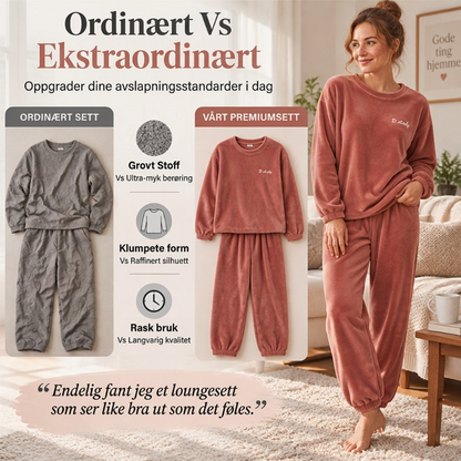 Pyjamasett i korallfleece for kvinner – koselig og varmt