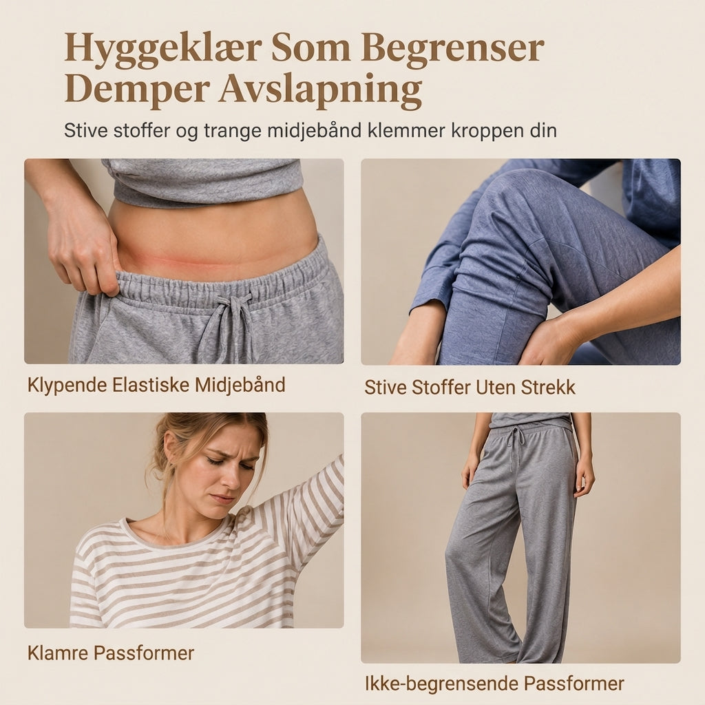 Damenes stripete avslappede loungewear-sett: Langermet V-hals topp og vidbeinte bukser, to-delt avslappet passformsett