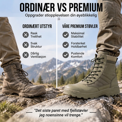 Unisex taktiske fjellstøvler