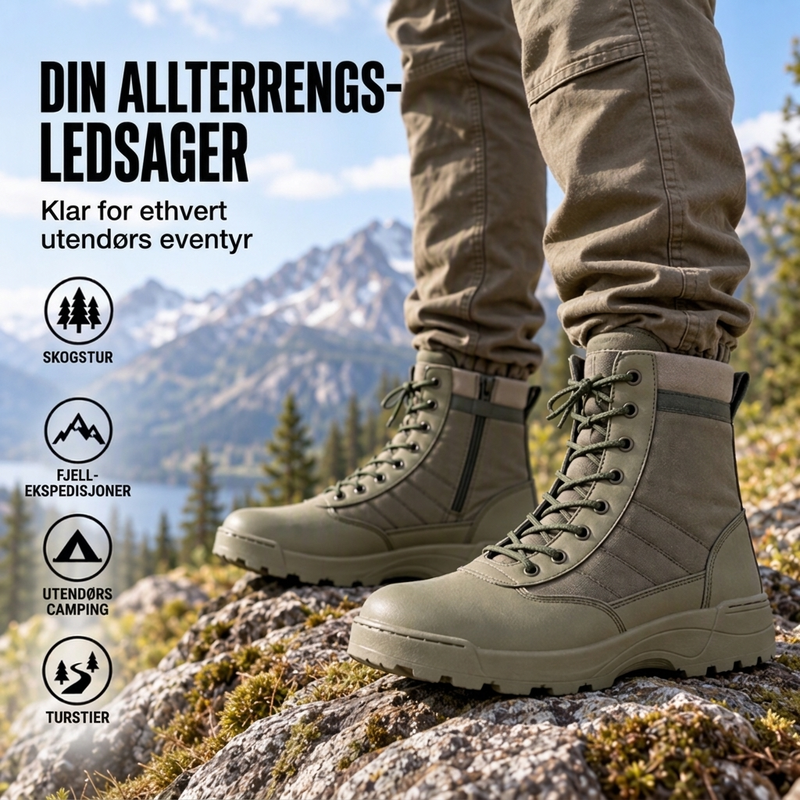 Unisex taktiske fjellstøvler