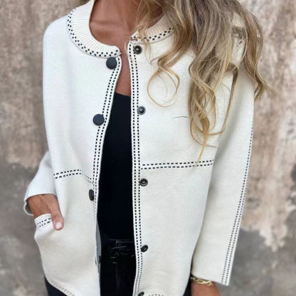 💗Uunnværlig vare for våren💗Dame cardigan med knapper