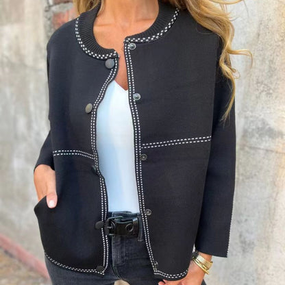 💗Uunnværlig vare for våren💗Dame cardigan med knapper