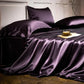 25 Momme Луксозен комплект спално бельо от чиста черничева коприна от 4（1x калъфка за юрган + 1x чаршаф + 2x калъфки за възглавници）