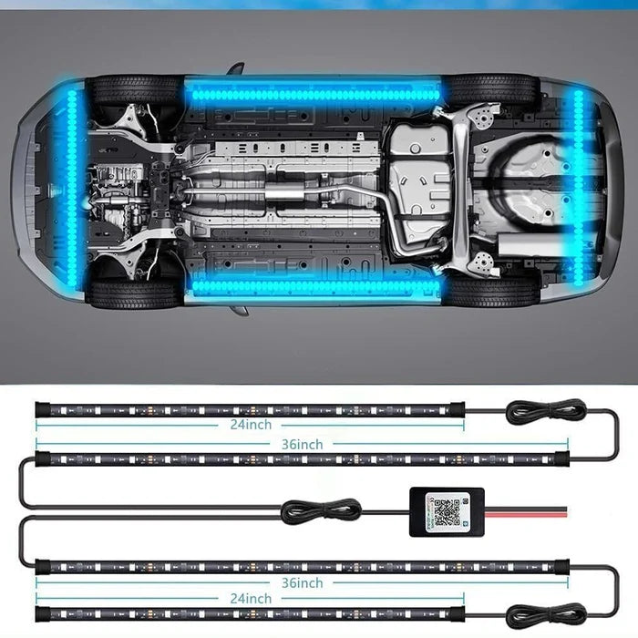 2023 Автомобилни шасита Гъвкави RGB водоустойчиви LED ленти