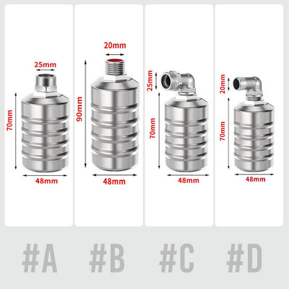 304 Hеръждаема стомана напълно автоматичен поплавъчен клапан за контрол на нивото на водата