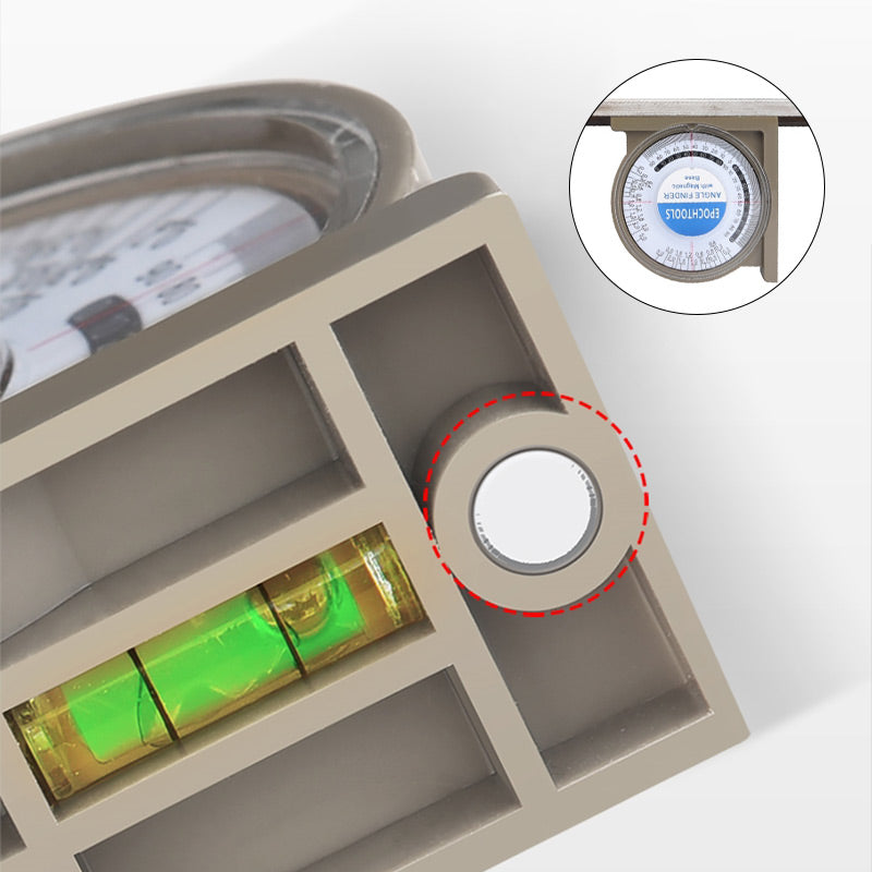 Многофункционален инструмент за измерване на ъгъла - Дъно със силен магнетизъм