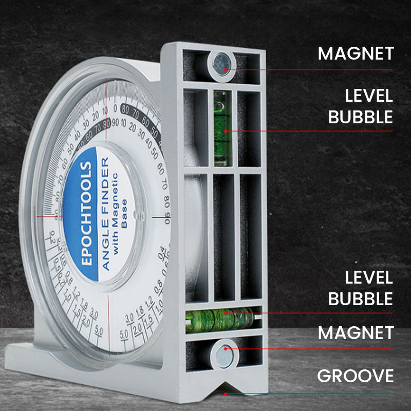 Многофункционален инструмент за измерване на ъгъла - Дъно със силен магнетизъм